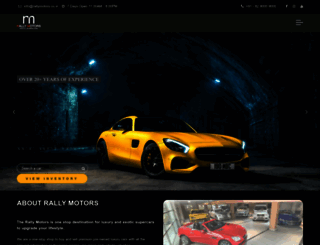 rallymotors.co.in screenshot