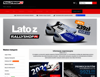 rallyshop.pl screenshot