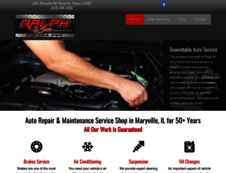 ralphandsonsautomotive.com screenshot