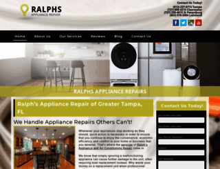 ralphsappliancerepair.com screenshot