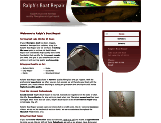 ralphsboatrepair.net screenshot