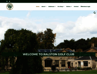 ralstongolfclub.com screenshot