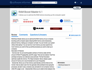 ram-boost-master.informer.com screenshot