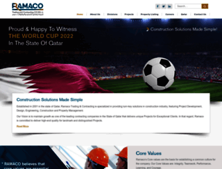 ramaco-qatar.net screenshot