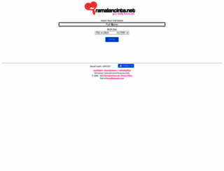 ramalancinta.net screenshot