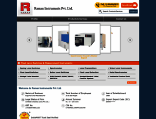 ramaninstruments.com screenshot