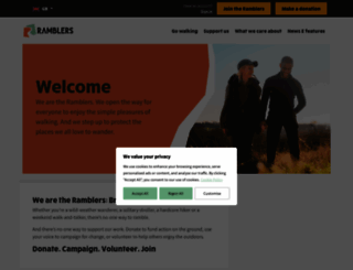 ramblers.org.uk screenshot