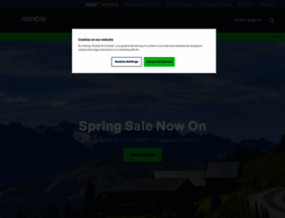 ramblersholidays.co.uk screenshot