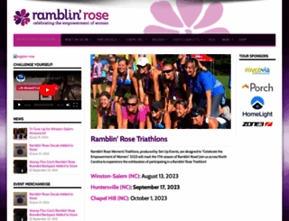 ramblinroseevents.com screenshot