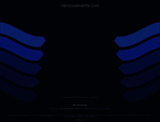 ramcocements.com screenshot