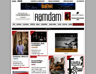 ramdam-magazine.com screenshot