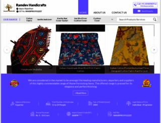 ramdevhandicrafts.com screenshot