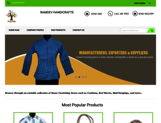 ramdevhandicrafts.net screenshot