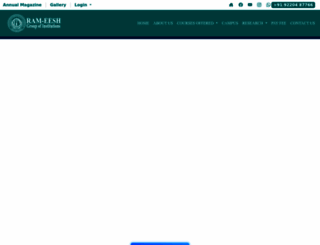 rameeshinstitutions.org screenshot