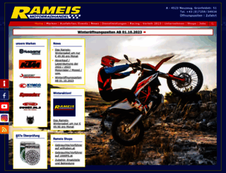rameis-motorrad.at screenshot