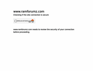 ramforumz.com screenshot