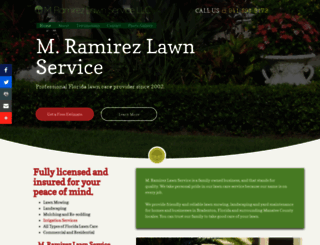 ramirezlawns.com screenshot