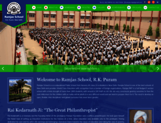 ramjasschoolrkpuram.com screenshot