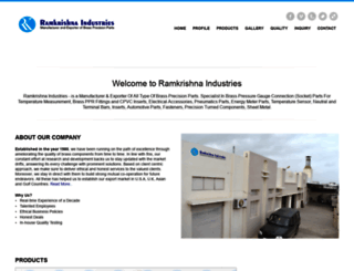 ramkrishnaindustries.com screenshot