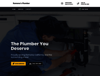 ramonasplumber.com screenshot