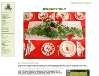 rampiniceramics.com screenshot