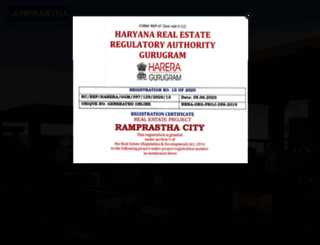 ramprastha.com screenshot