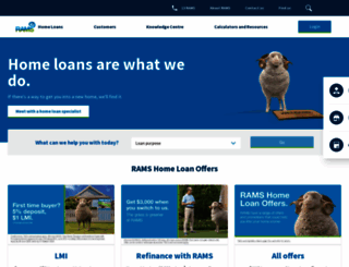 rams.com.au screenshot