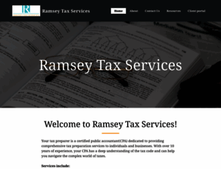 ramseytaxservices.com screenshot