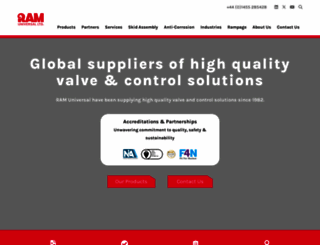 ramuniversal.co.uk screenshot