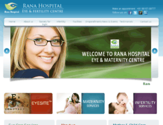 ranahospital.co.in screenshot