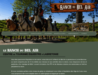 ranch-du-bel-air.com screenshot