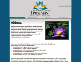 ranchocucamongatherapist.com screenshot