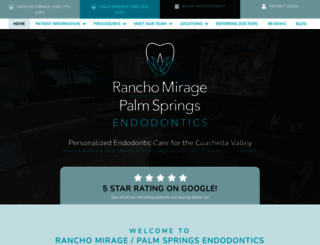 ranchomirageendodontics.com screenshot