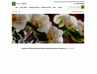 ranchopalosverdesflowers.com screenshot