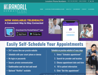 randallderm.com screenshot