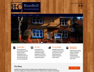 randhillconstruction.ca screenshot