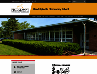 randolphville.piscatawayschools.org screenshot