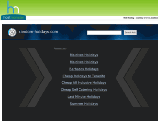 random-holidays.com screenshot