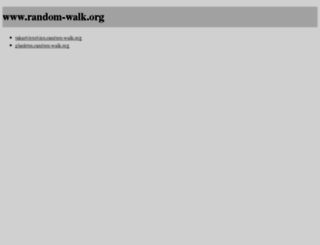 random-walk.org screenshot