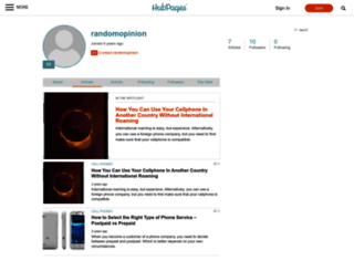 randomopinion.hubpages.com screenshot