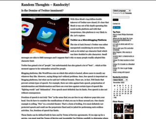 randosity.wordpress.com screenshot