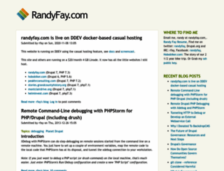 randyfay.com screenshot