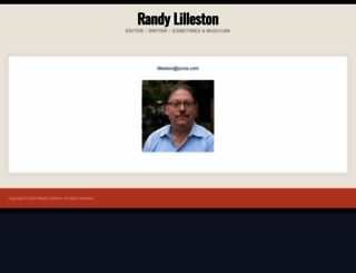 randylilleston.com screenshot