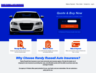 randyrussellinsurance.com screenshot