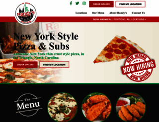 randys-pizza.com screenshot