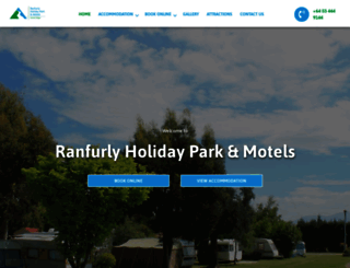 ranfurlyholidaypark.co.nz screenshot