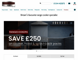 rangecookers.co.uk screenshot