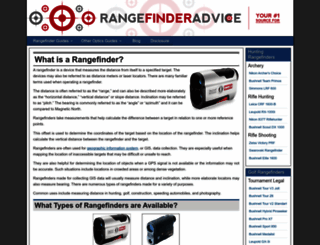 rangefinderadvice.com screenshot