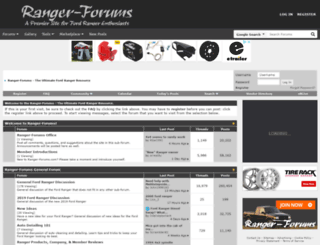 ranger-forums.com screenshot