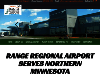 rangeregionalairport.com screenshot